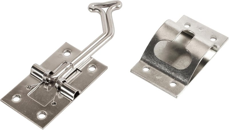 RV Designer E275 Stainless Steel T-Style Entry Door Holder - Image 1