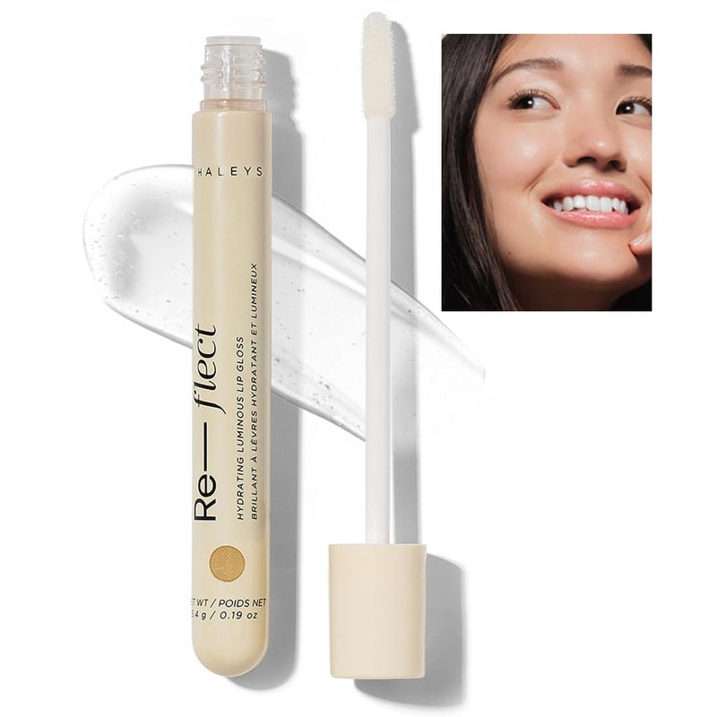 HALEYS Hydrating Luminous Lip Gloss (Cosmos), Re-flect and hydrate, nourish, non-sticky, weightless, Phenoxyethanol-free, peppermint oil-infused, Vegan and Cruelty-free - Image 1
