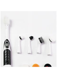 Generic Electric Scrub Brush with 5 Replaceable Brush Attachment Heads Spin Scrubber for Bathroom and Grout Auto Power Scrubber  - Image 3