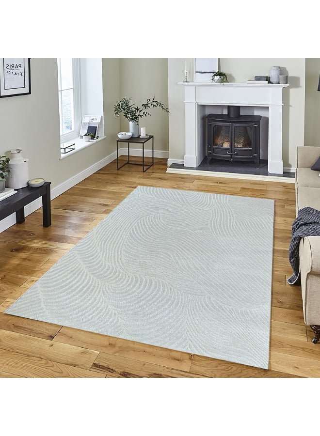 Handpicked Furniture Neutral Beige Runner Carpet Ultra Soft Area Carpets For Bed Room, Living Room, And Dining room, Anti-slip Floor Carpets, Easy to Clean, Made In Turkey - Image 1
