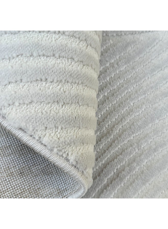 Handpicked Furniture Neutral Beige Runner Carpet Ultra Soft Area Carpets For Bed Room, Living Room, And Dining room, Anti-slip Floor Carpets, Easy to Clean, Made In Turkey - Image 3
