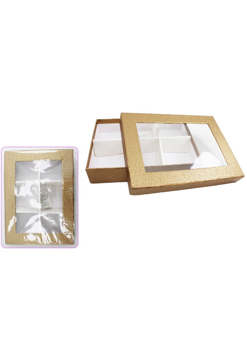 AL QADAH - Chocolate & Nuts Gift Box 26x19x5Cm - Image 1