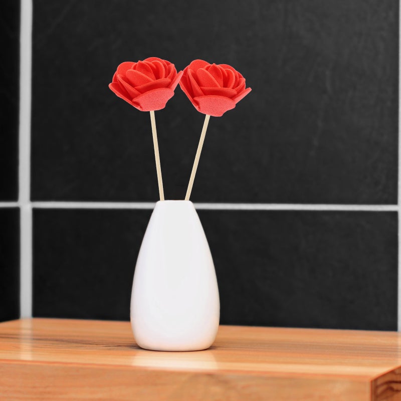 400 pcs Flowers Artificial Roses for Crafts DIY Bouquet Making Materials - Image 3