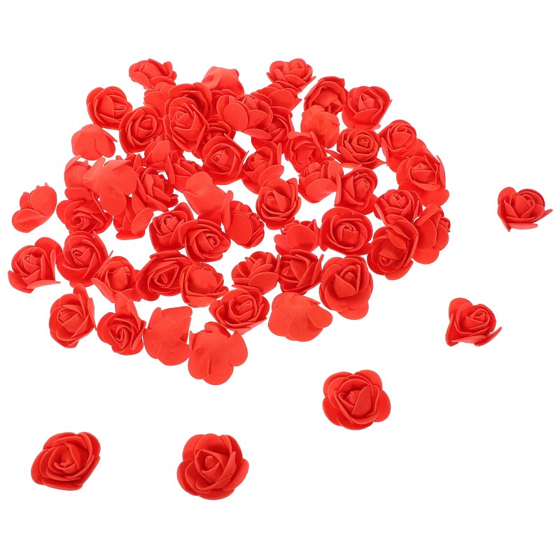 400 pcs Flowers Artificial Roses for Crafts DIY Bouquet Making Materials - Image 5