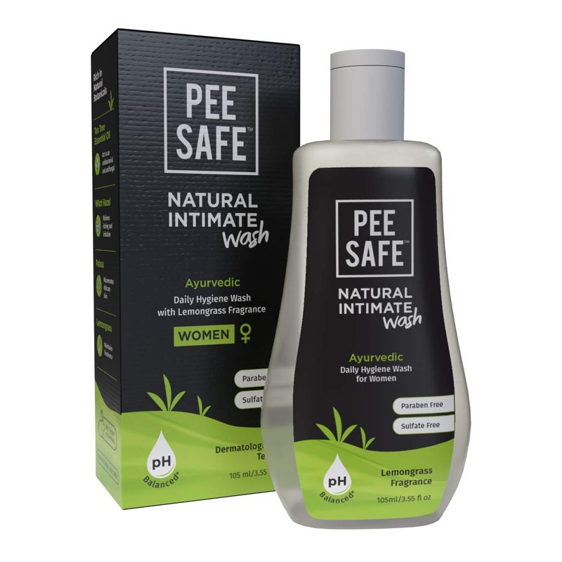 PEESAFE Anti Chafing Stick 75gm Pee Safe Natural Intimate Wash For Women Lemongrass Fragrance ParabenFree SulfateFree 105ml - Image 5