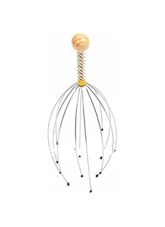 Multi colored handheld scalp massager