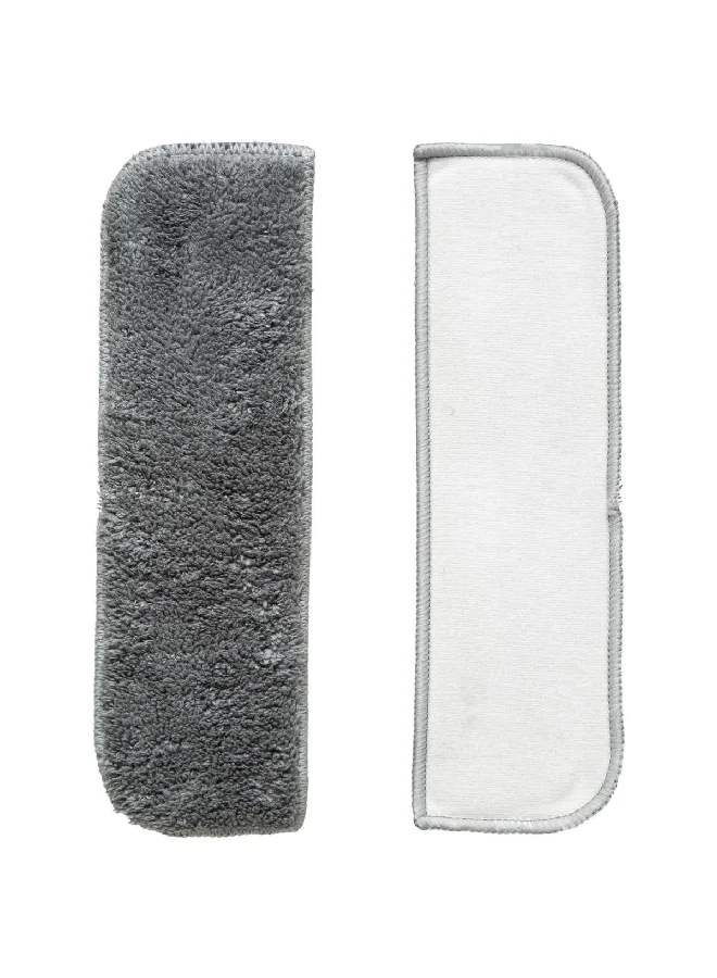 Five Simply Smart Click and Clean 2-In-1 Microfiber Window Washer Head Grey and Black 4.5 x 22 x 28 cm 164745
