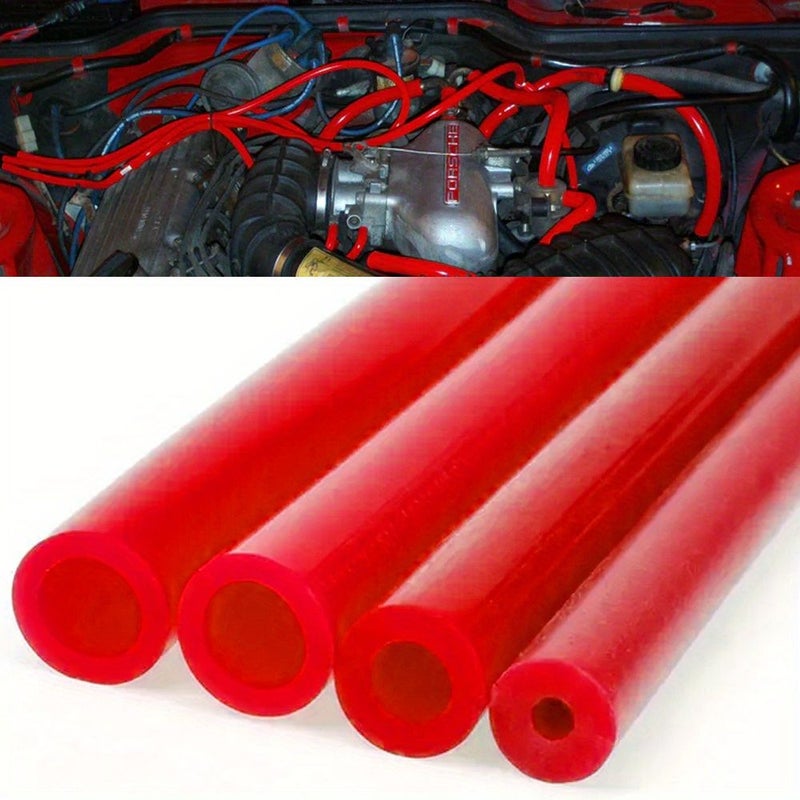 1 Meter Flexible Non Toxic Red Hose 8mm Inner Diameter 14mm Outer Diameter - Image 1