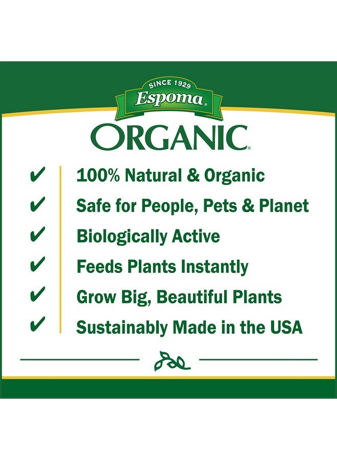 Espoma Espoma Organic Grow! Liquid Concentrate Plant Food - All Purpose Fertilizer for Indoor & Outdoor Plants. for Organic Gardening. 16oz Bottle Pack of one  - Image 3
