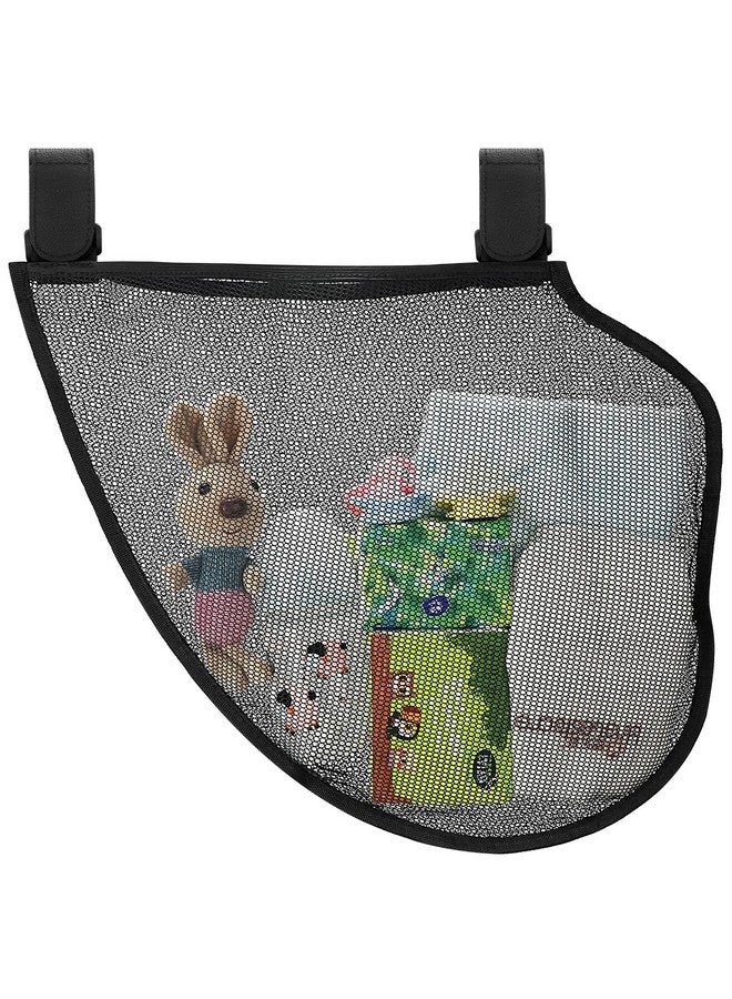 Accmor Universal Stroller Organizer, Side Sling Stroller Organizer, Mesh Cargo Net Stroller Storage Caddy, Stroller Bag Accessories Fits for Uppababy, Nuna, Baby Jogger, Britax, Doona Strollers - Image 5