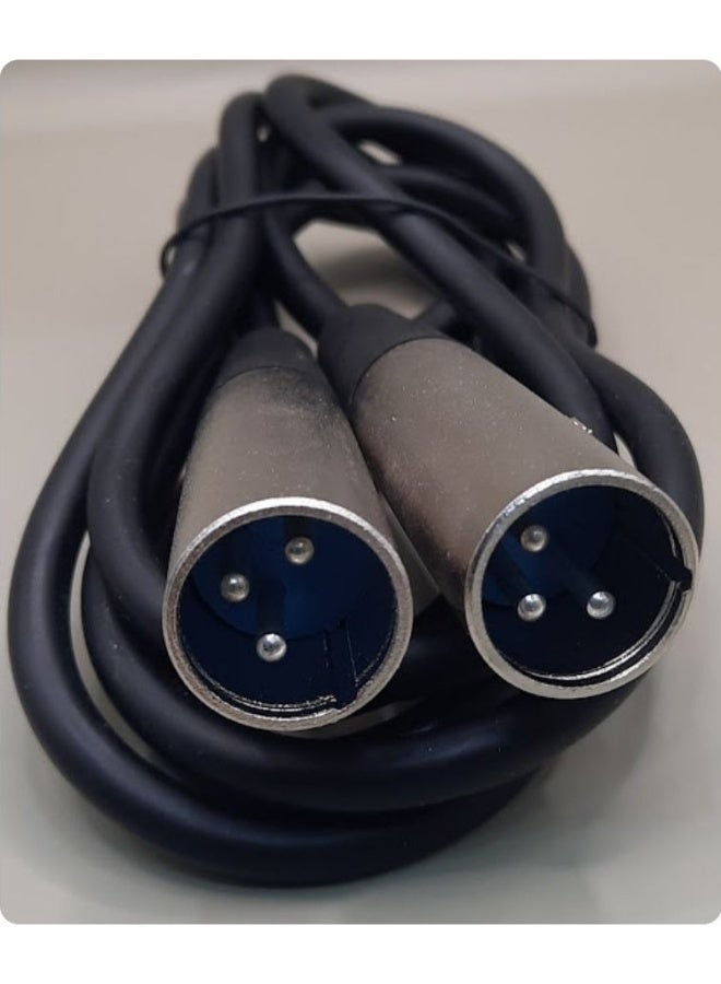 كابل XLR ذكر/ذكر (3 دبابيس، 1.8 متر) - Image 1