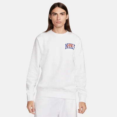 Nike Men's Club Fleece Long-Sleeve Sweatshirt