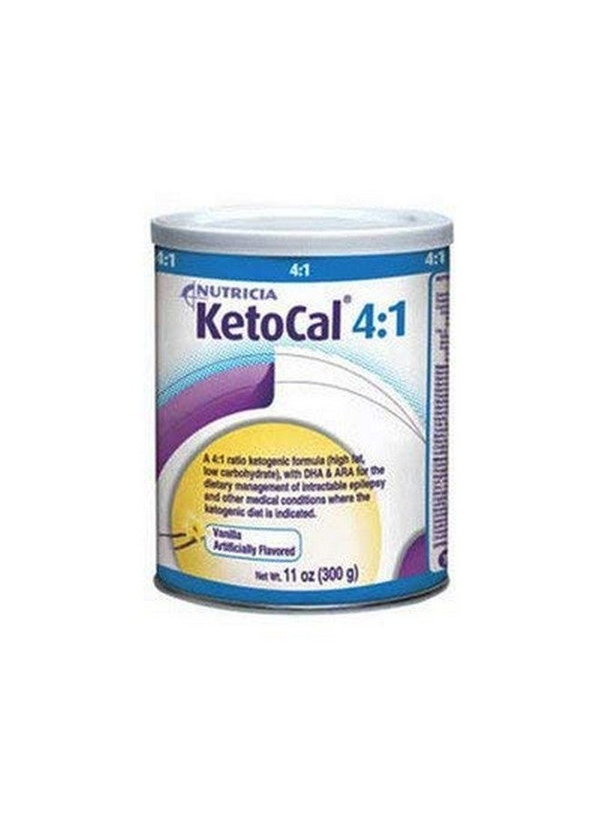 Nutricia North America SB101777EA - KetoCal 4:1 Vanilla Flavor Powder Can 300g - Image 1