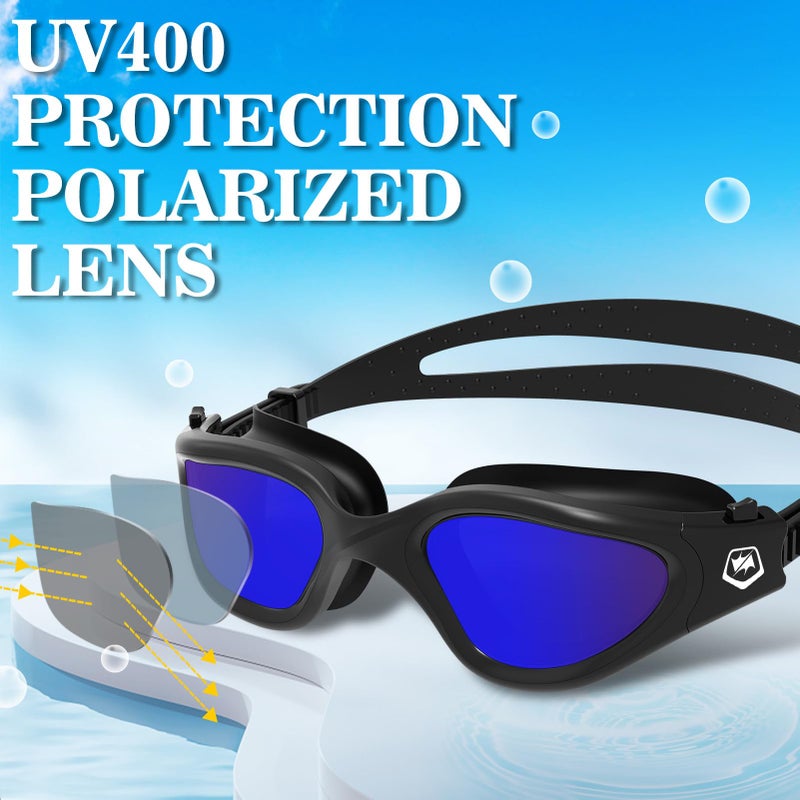 WIN.MAX Polarized Swimming Goggles Swim Pool Goggles Anti Fog Anti UV No Leakage Clear Vision for Men Women Adults Teenagers - Image 2