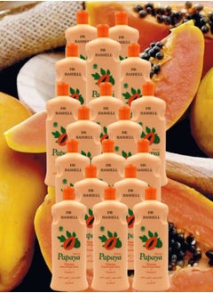 RASHELL 18 Pieces Extract Papaya Whitening Hand And Body Lotion 600ML  - Image 1