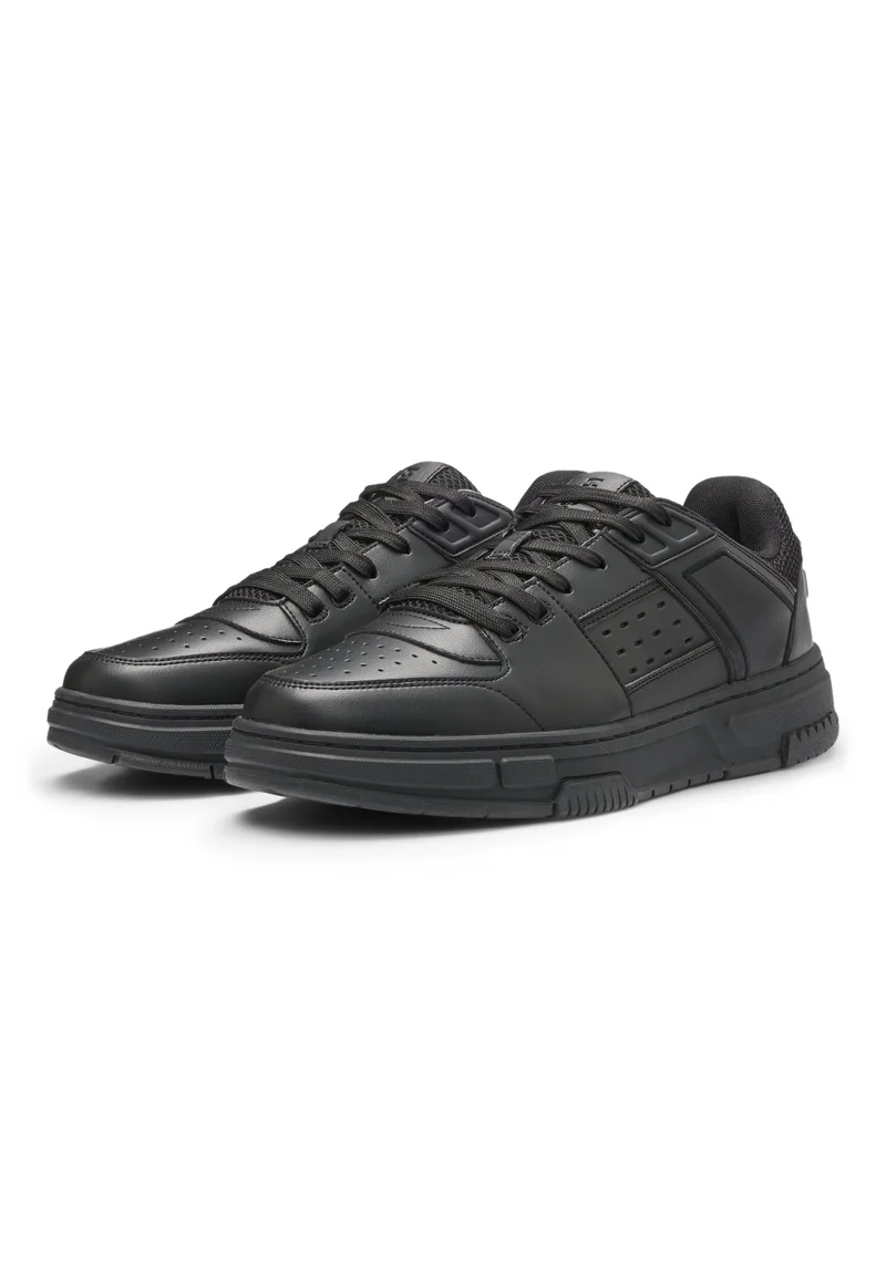 هوجو Mesh-trim trainers in faux leather