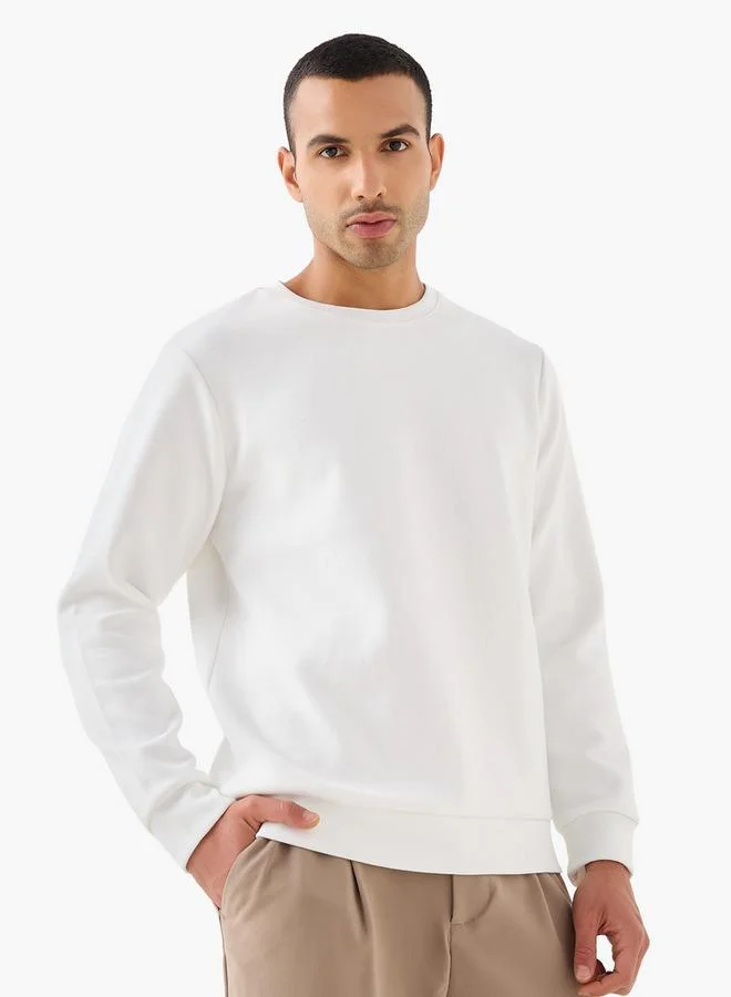 Iconic Textured Sweatshirt