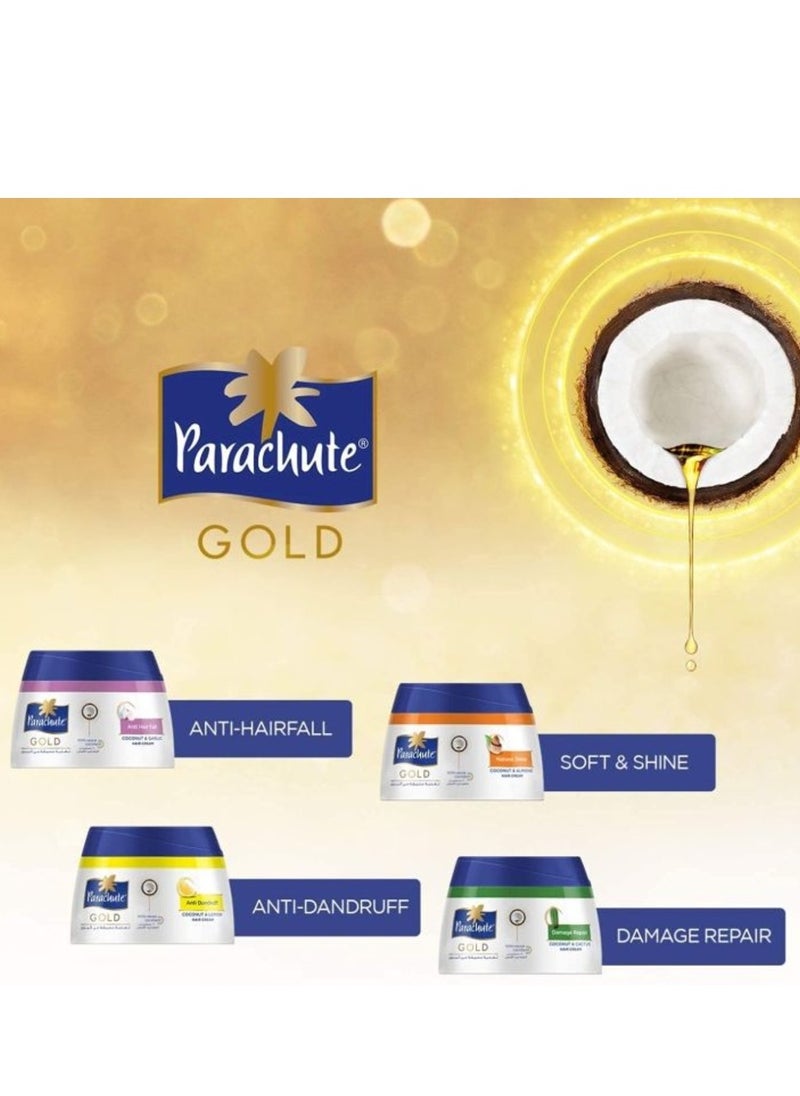 Parachute Gold Anti Dandruff Coconut And Lemon Hair Cream 140ml  - Image 2
