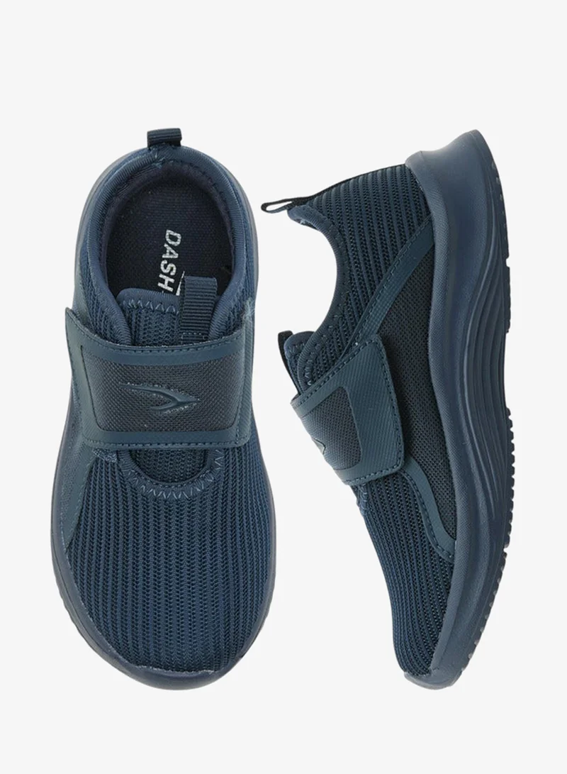 Dash Boys Logo Detail Sports Shoes with Hook and Loop Closure