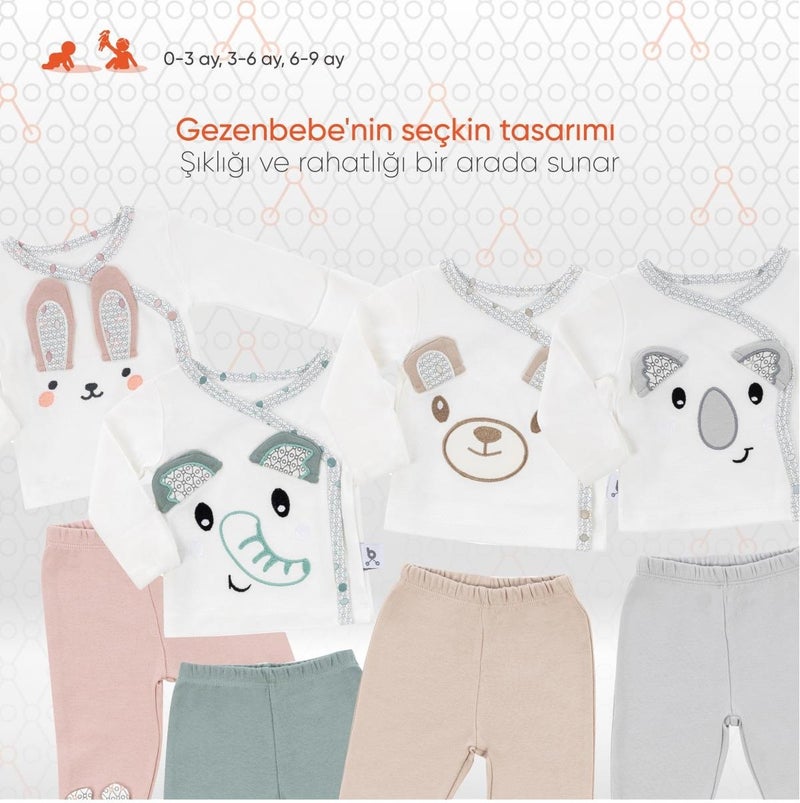 Gezenbebe Hero Embroidered Bodysuit Booties Pants Set for Babies  - Image 3