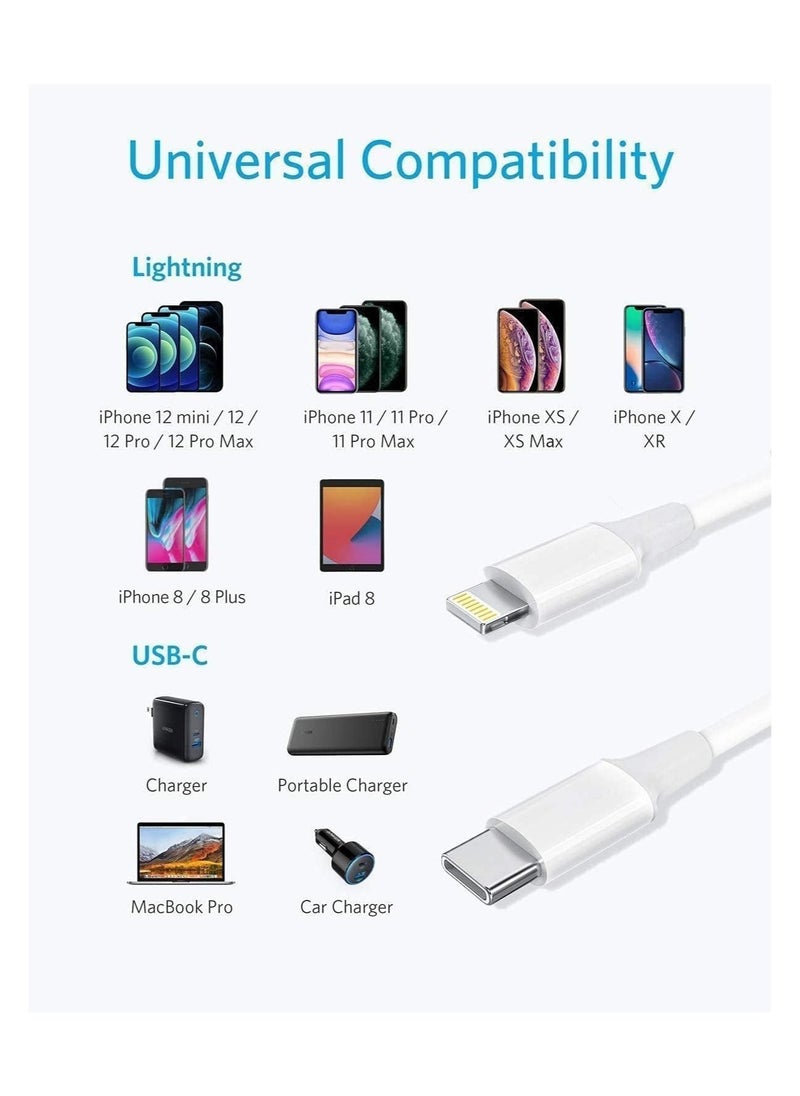 ELTRAZONE 20W Fast Charging Compaible For iphone 12 mini/12/12 Pro/13/13 pro/13 promax/13mini,Type C to Lightning Cable[MFi Certified] USB C to Apple PD Cable Fast Charger, iPad, - Image 2