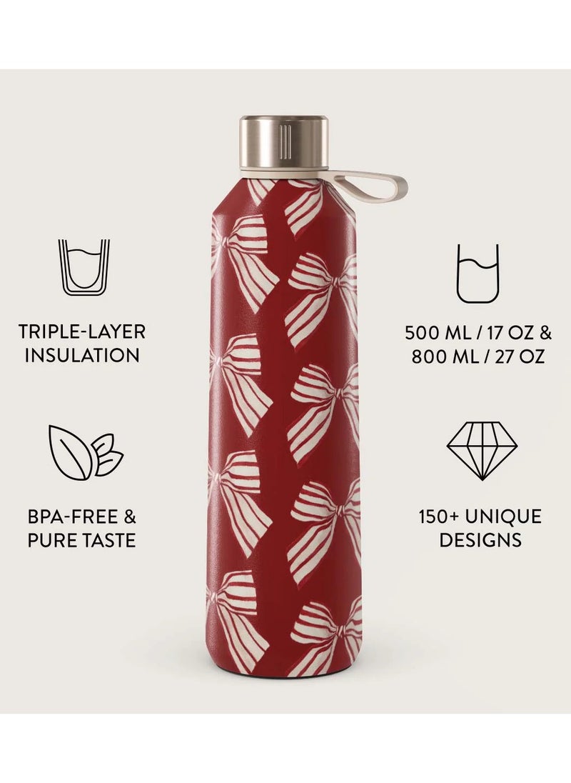 BURGA - Insulated Water Bottle (17oz) Stylish Stainless Steel Water Bottles Durable Metal Water Bottle Stays Hot or Cold Anti-Slip, Leak-Proof Reusable Water Bottle - Special Delivery - Water Bottle - Image 1