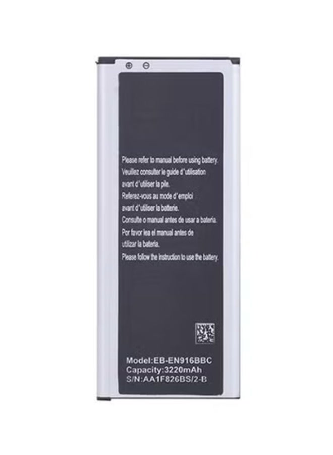 JAJEEK High-Capacity 3220mAh Replacement Battery for Samsung Galaxy Note 4 – Durable Lithium-Ion Battery for Extended Phone Usage, Compatible with Note 4 SM-N910F/N910H/N910C, Stable Performance, Overheat & Overcharge Protection – Black/Silver - Image 3