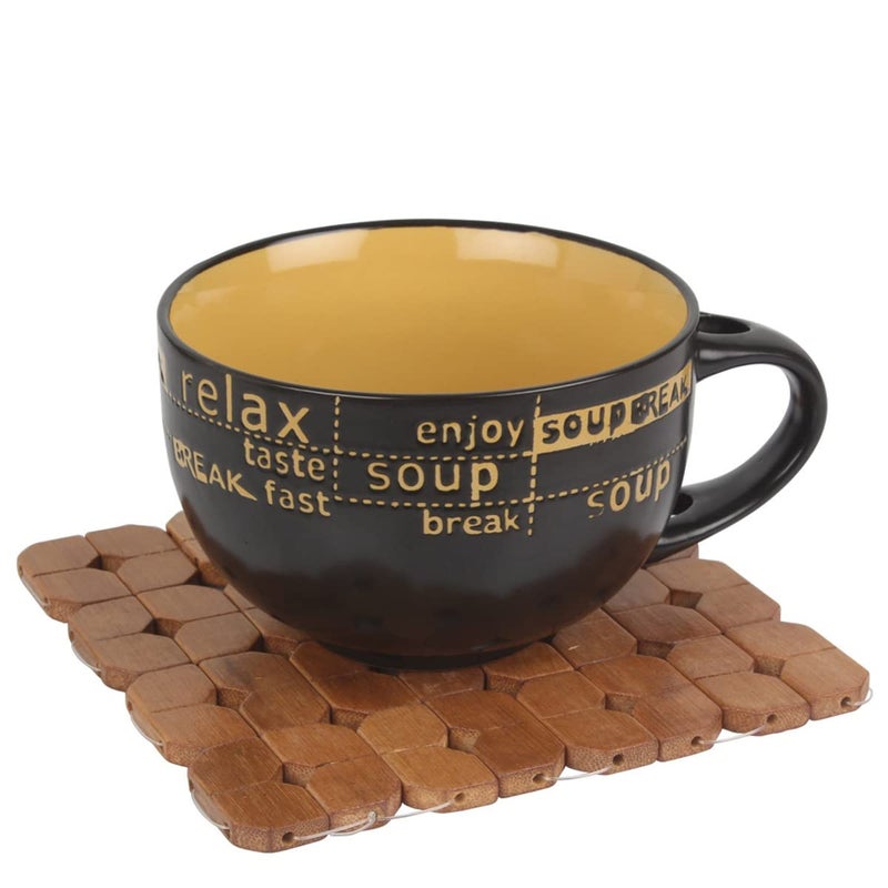 Avenn Avenn Square Bamboo Coaster Hot Pots and Pans Heat Pad Metal Pot Holders MultiUse Great Heat Resistant Hot Pads for Kitchen Counter Upgrade Enlarged Hot Plate Holder 15 x 15 CM 3 - Image 5
