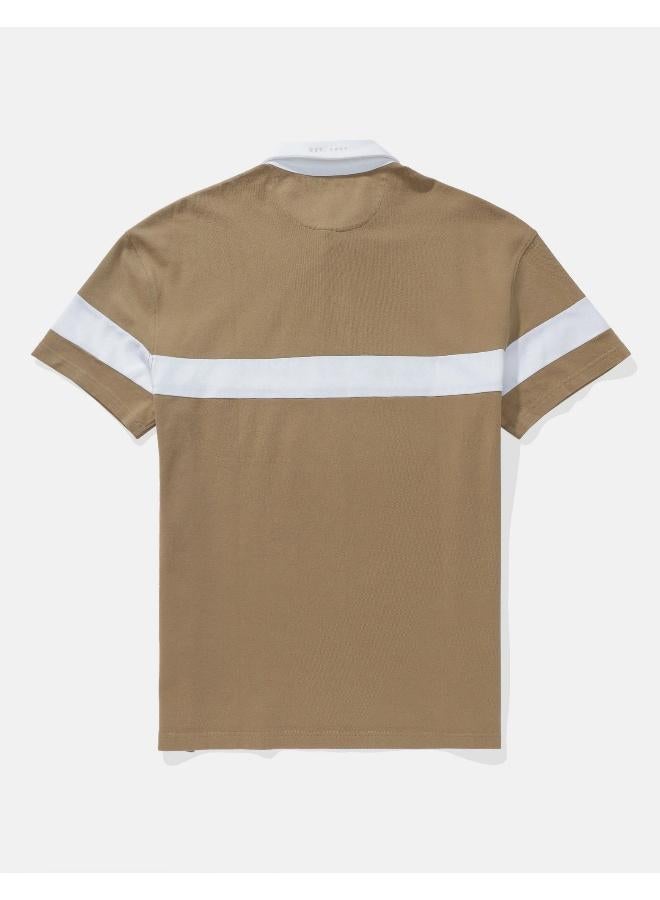 American Eagle AE Logo Rugby Polo Shirt  - Image 3