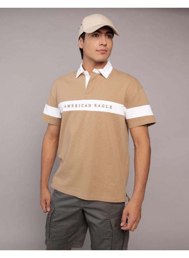American Eagle AE Logo Rugby Polo Shirt  - Image 1