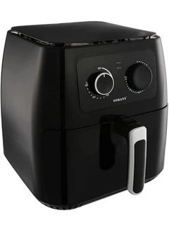 sokany Air Fryer with Nonstick Pan for Frying, 8.5 Liters - Black and Grey  - Image 1