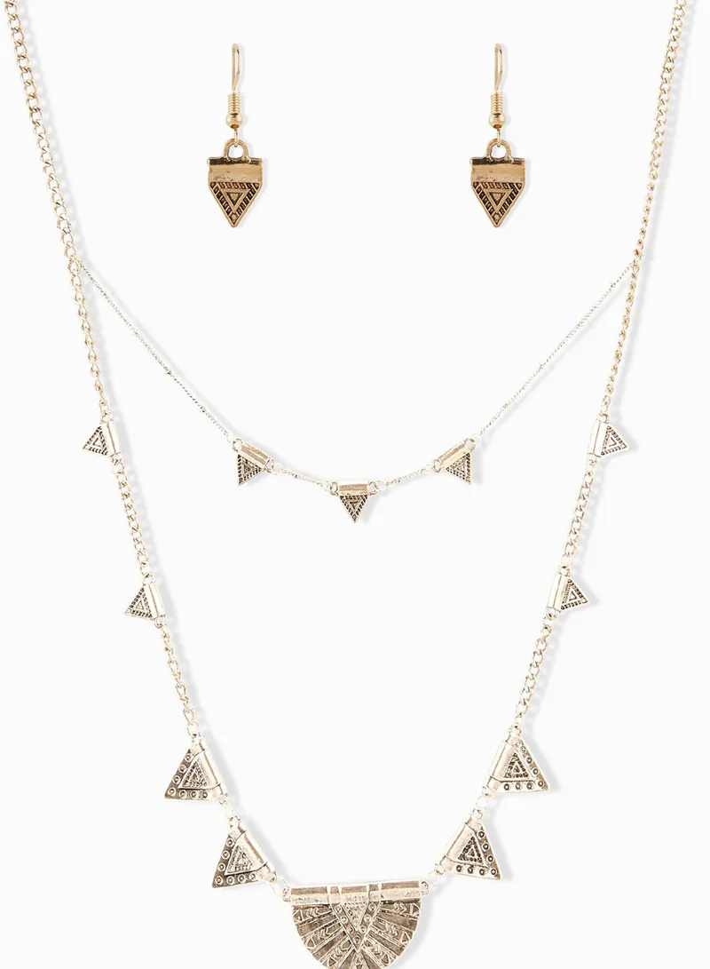 Ginger Fashion Necklace Set