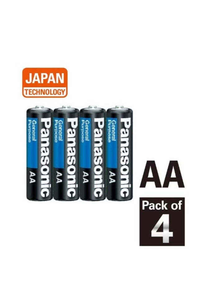 Panasonic Heavy Duty AA Batteries For Use In Home Devices, Toys, Flashlights 4 Pc