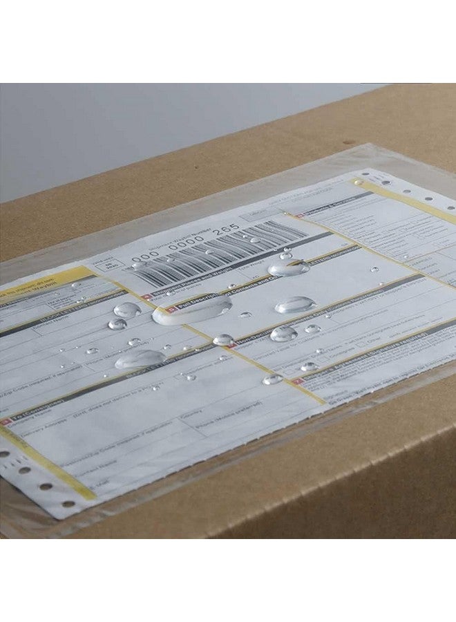 BESTEASY 6" X9" Clear Adhesive Top Loading Packing List Pouches Blank Shipping Label Envelopes Keeps Paper Safe While Shipping (100 Pack) - Image 4