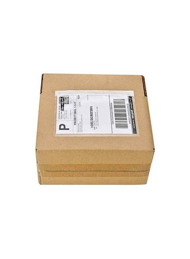 BESTEASY 6" X9" Clear Adhesive Top Loading Packing List Pouches Blank Shipping Label Envelopes Keeps Paper Safe While Shipping (100 Pack) - Image 3