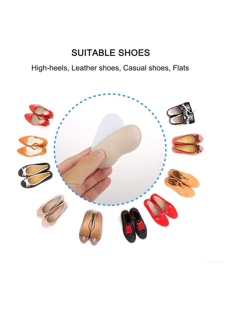 Excefore - 4 Pairs Heel Cushion Pad Shoe Grips Liner Insert for Shoes Too Big, Inserts Liners Loose Shoes, Preventing Slipping, Rubbing, Non-Slip - Image 1