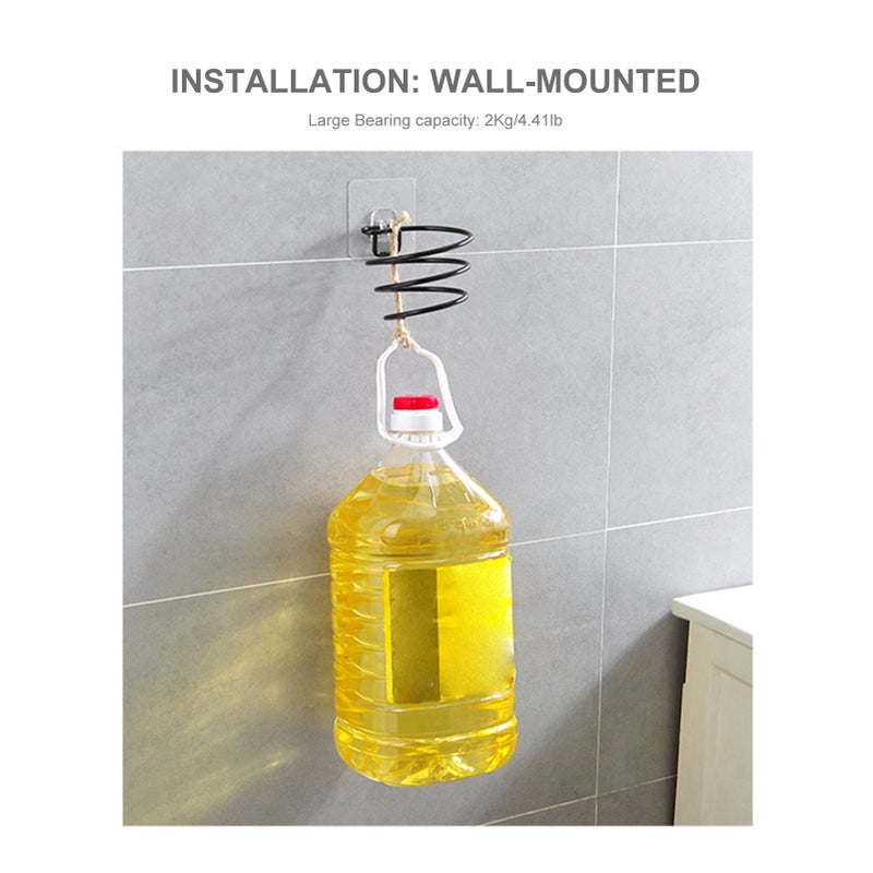 Hair Dryer Holder Wall Mounted Hair Dryer Hanging Rack Hair Dryer Organizer Hair Styling Storage Organizer for Bathroom Barbershop Washroom - Image 5