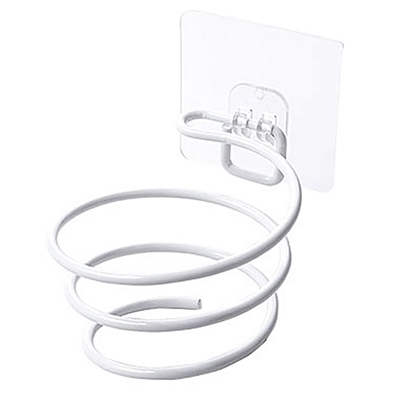 Hair Dryer Holder Wall Mounted Hair Dryer Hanging Rack Hair Dryer Organizer Hair Styling Storage Organizer for Bathroom Barbershop Washroom - Image 1