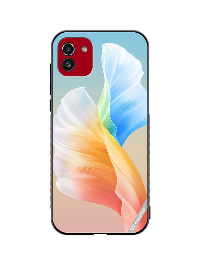 VR CREATIVE Protective Case Cover For Samsung Galaxy A03 Flower Design Multicolour - Image 1