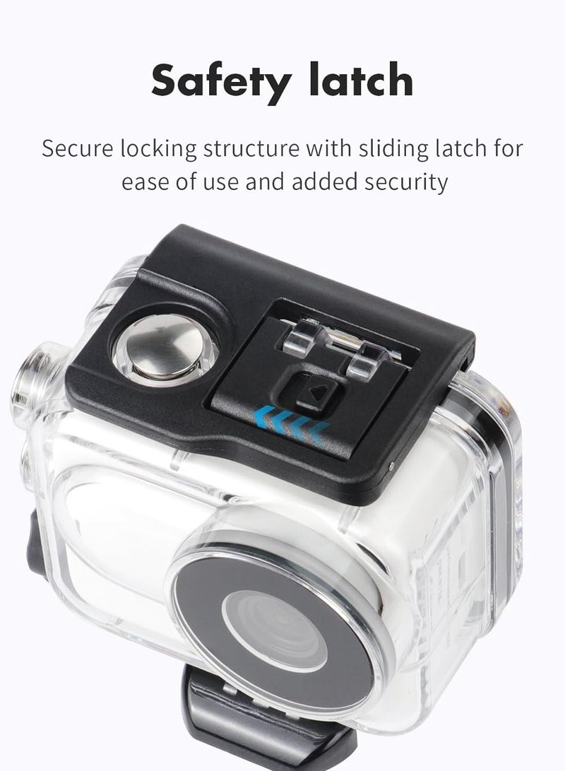 AROAQ Dive Waterproof Protector Case Housing for Insta360 Go 3 Action Camera Accessories Diving Depth 60M/196FT Underwater Protective Case - Image 3