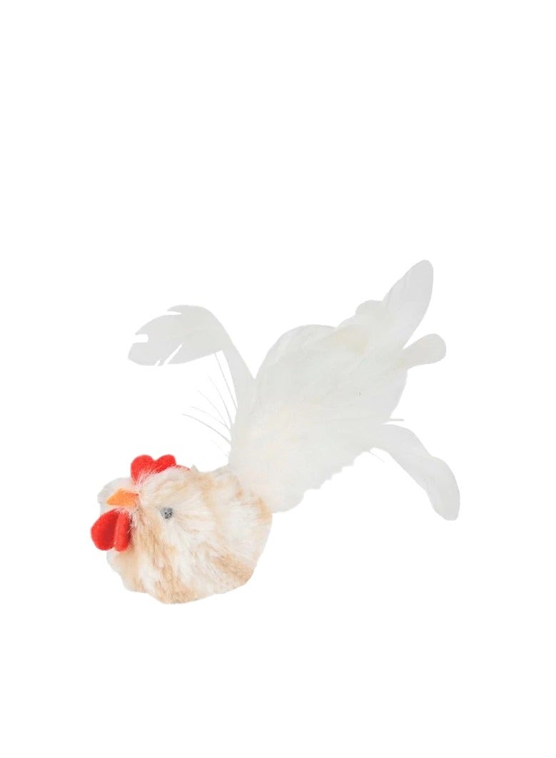 Trixie Plush Chicken With Sound Toy For Cats - Image 3