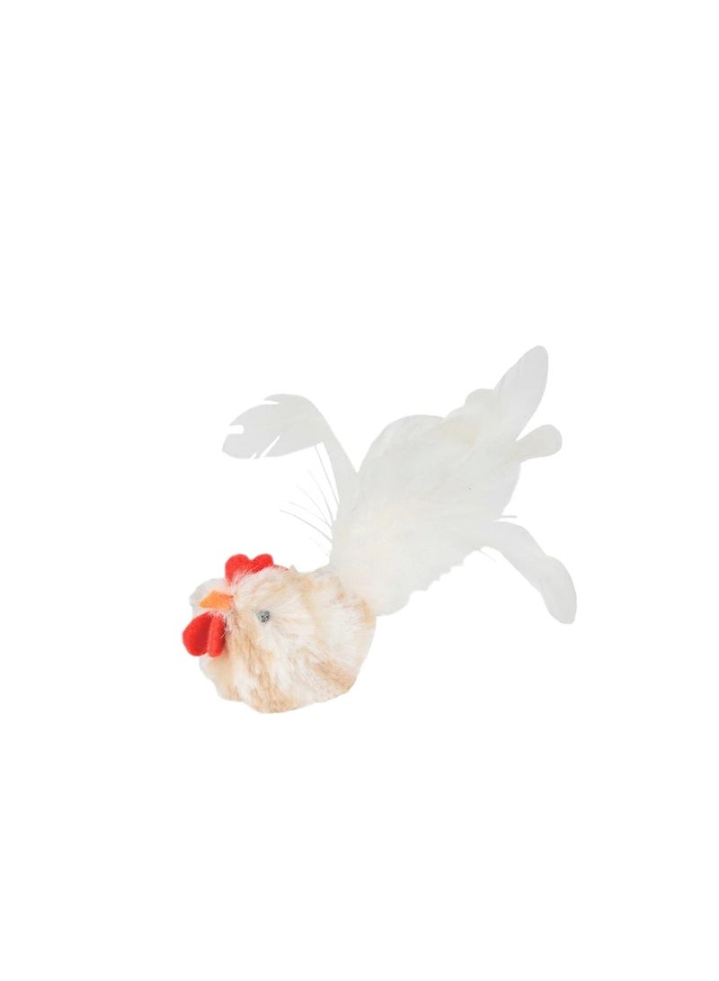 Trixie Plush Chicken With Sound Toy For Cats - Image 2