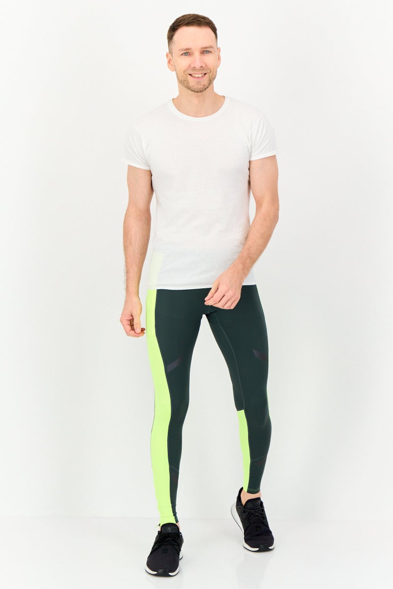 Brooks Men Sportswear Fit Running Tight, Green - Image 4