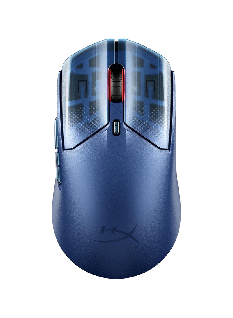 HyperX Pulsefire Haste 2 S – Wireless Gaming Mouse for PC – 64g, Magnesium Alloy Shell, Rechargeable li-ion Battery, 26K Sensor, Dual Wireless, Glass Skates, Navy-9B001AA - Image 1