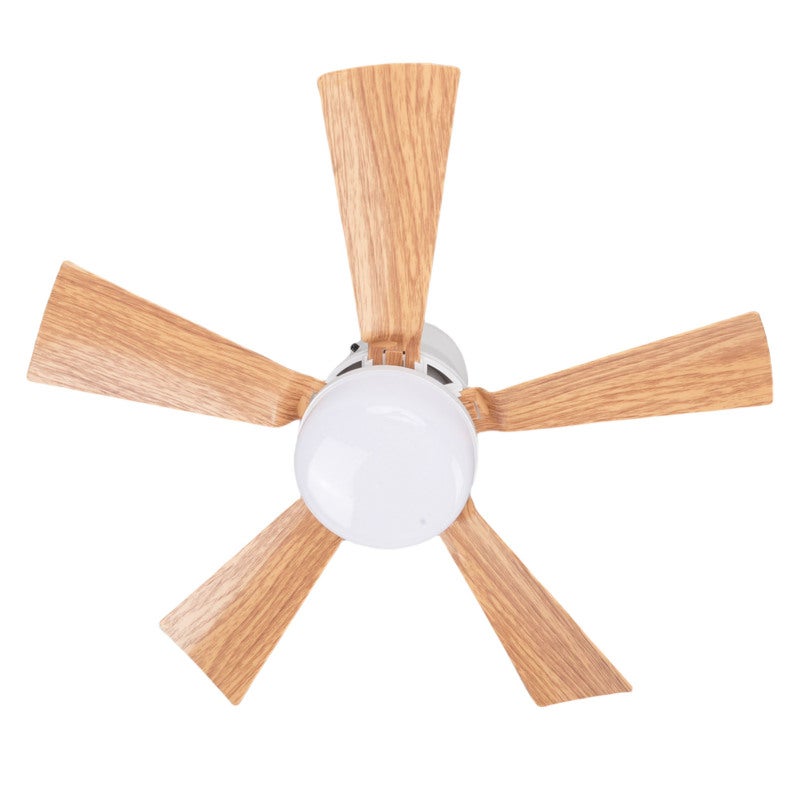 Ceiling Fan Light 3 Speed Adjustable Remote Control LED Dimmable Ceiling Fan with Wood Grain Blades E26 Base for Garage Laundry Porch Bedroom M 30W - Image 2