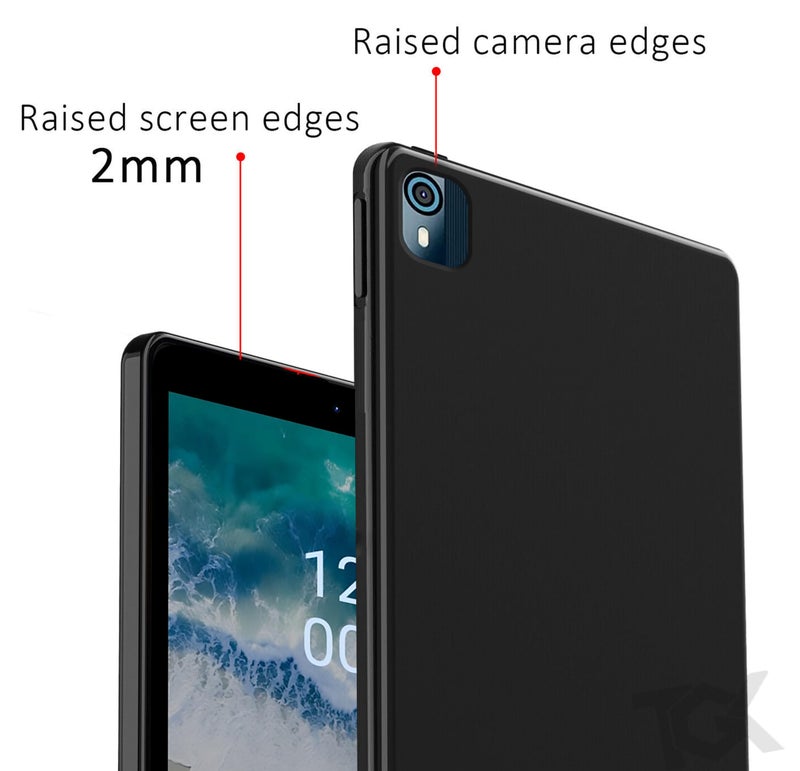 TGK Back Case Cover for Nokia T10 8 inch Tablet Black - Image 2
