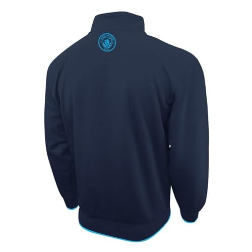 Icon Sports Officially Licensed Manchester City FC Soccer Track Jacket - Unisex Adult - MC52TJ Navy XXL - Image 3