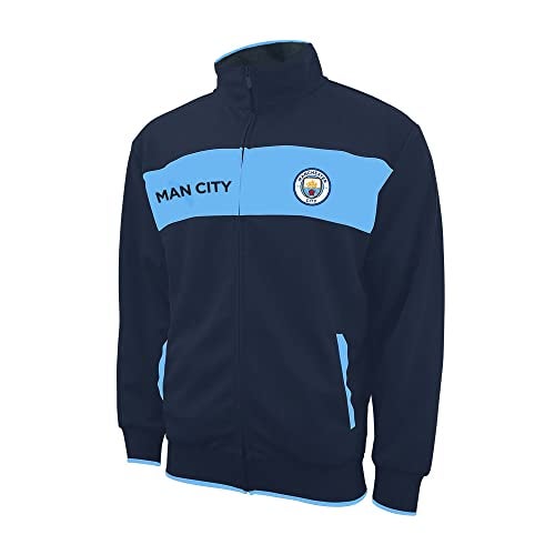 Icon Sports Officially Licensed Manchester City FC Soccer Track Jacket - Unisex Adult - MC52TJ Navy XXL - Image 4