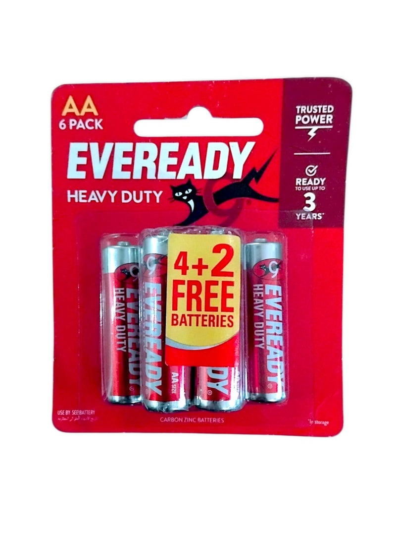 Eveready 6 pieces of 1.5V high voltage battery 
