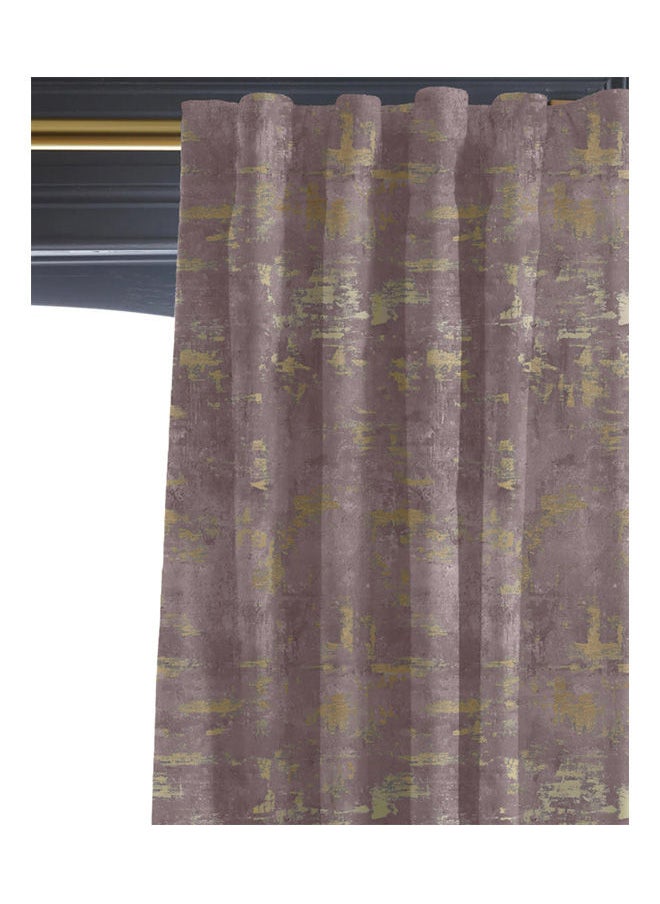 Naguib Selim Printed Curtains Semi Leather 1 Piece-Light Purple-140x280 cm  - Image 3